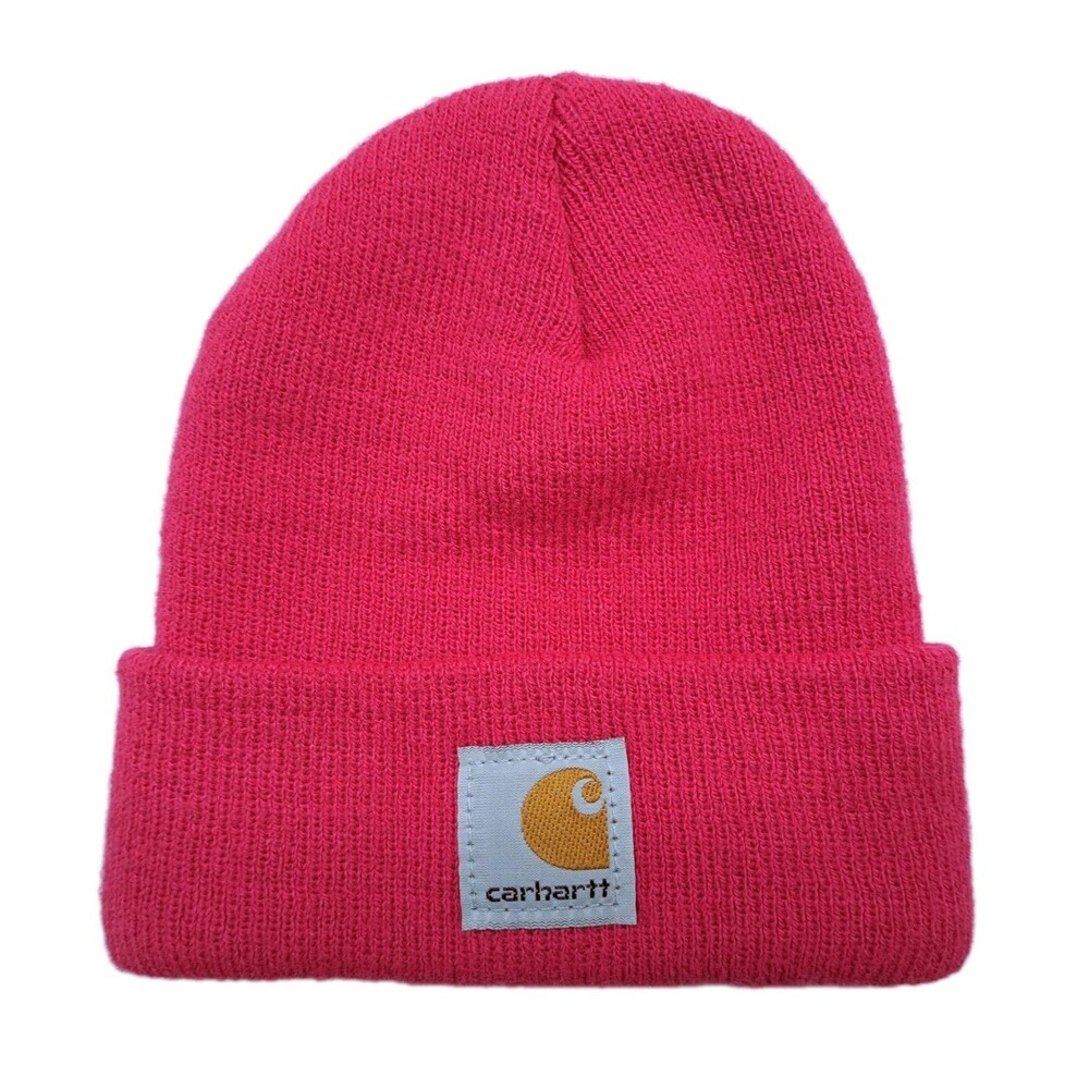 Carhartt Kids Toddler Beanie Winter Knit Hat Pink